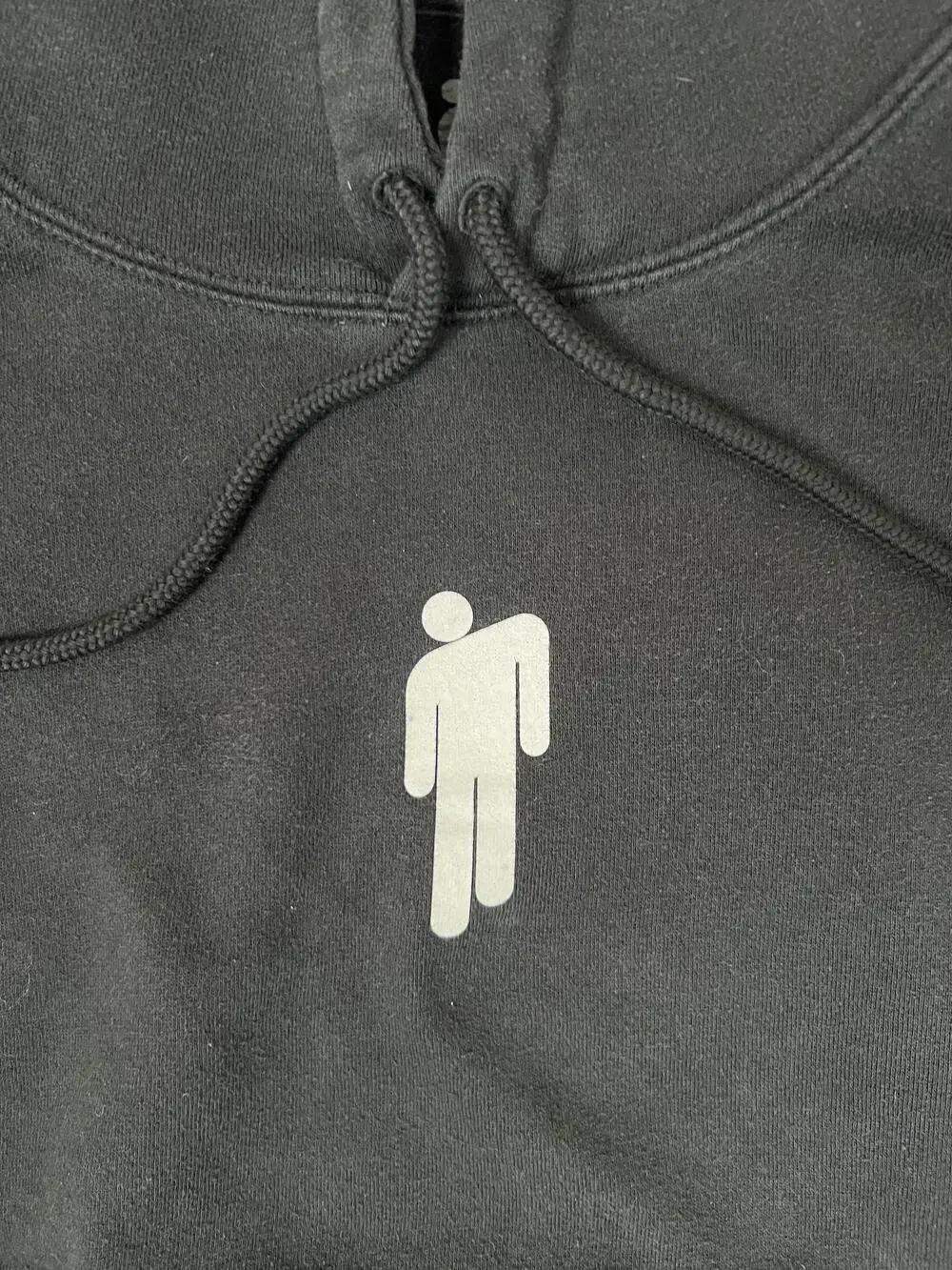 Billie Eilish Hoodie Mens Small Black Blohsh Logo Sleeve Graphic Pullover